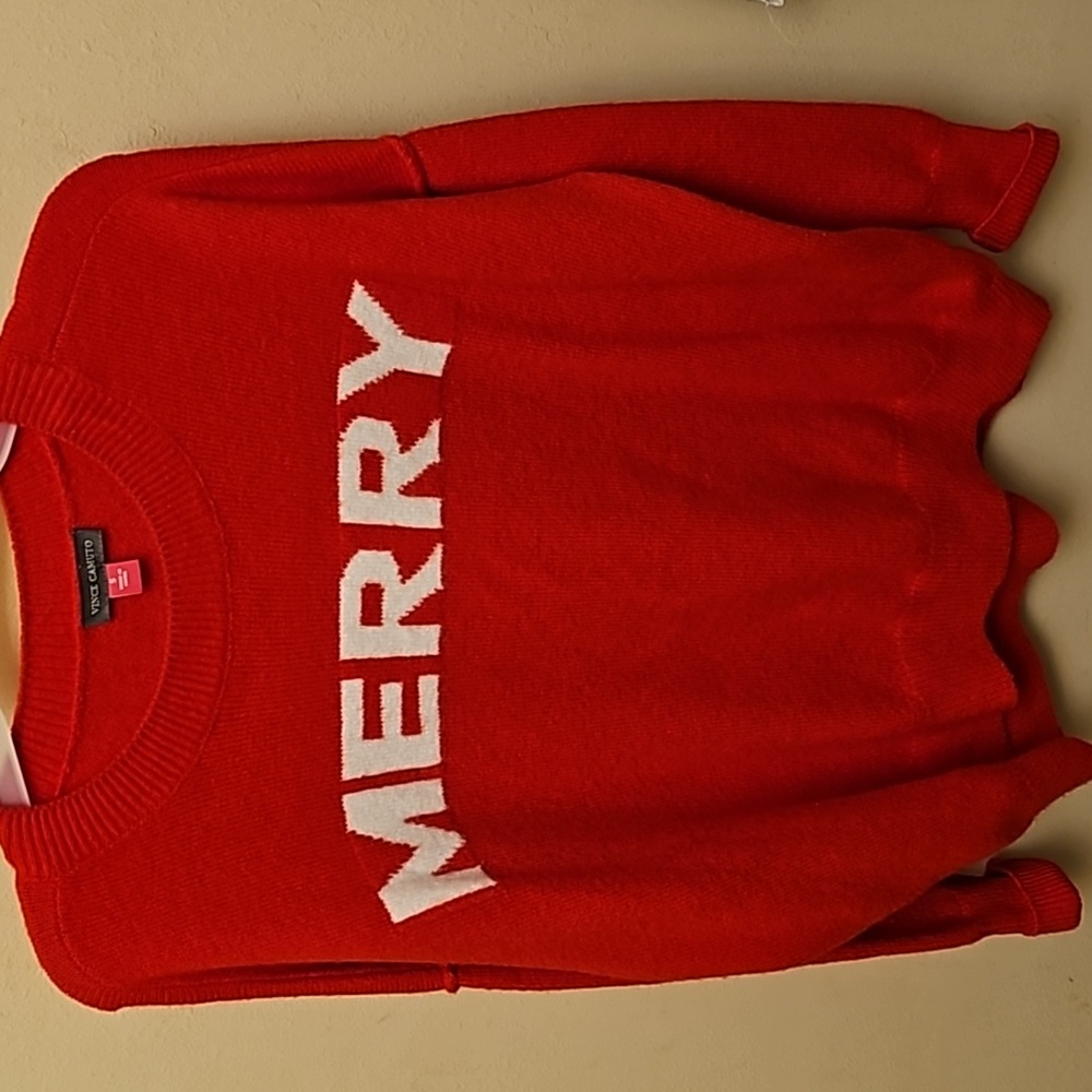 *2for$20* Vince Camuto Red "Merry" Sweater